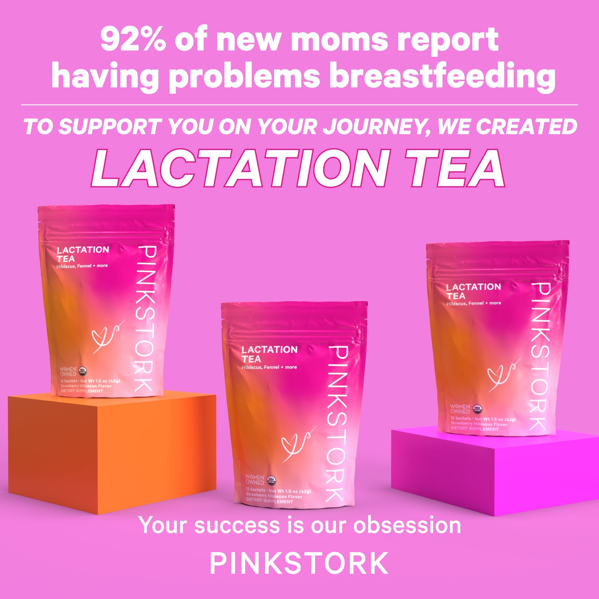 Lactation Tea - Strawberry Hibiscus